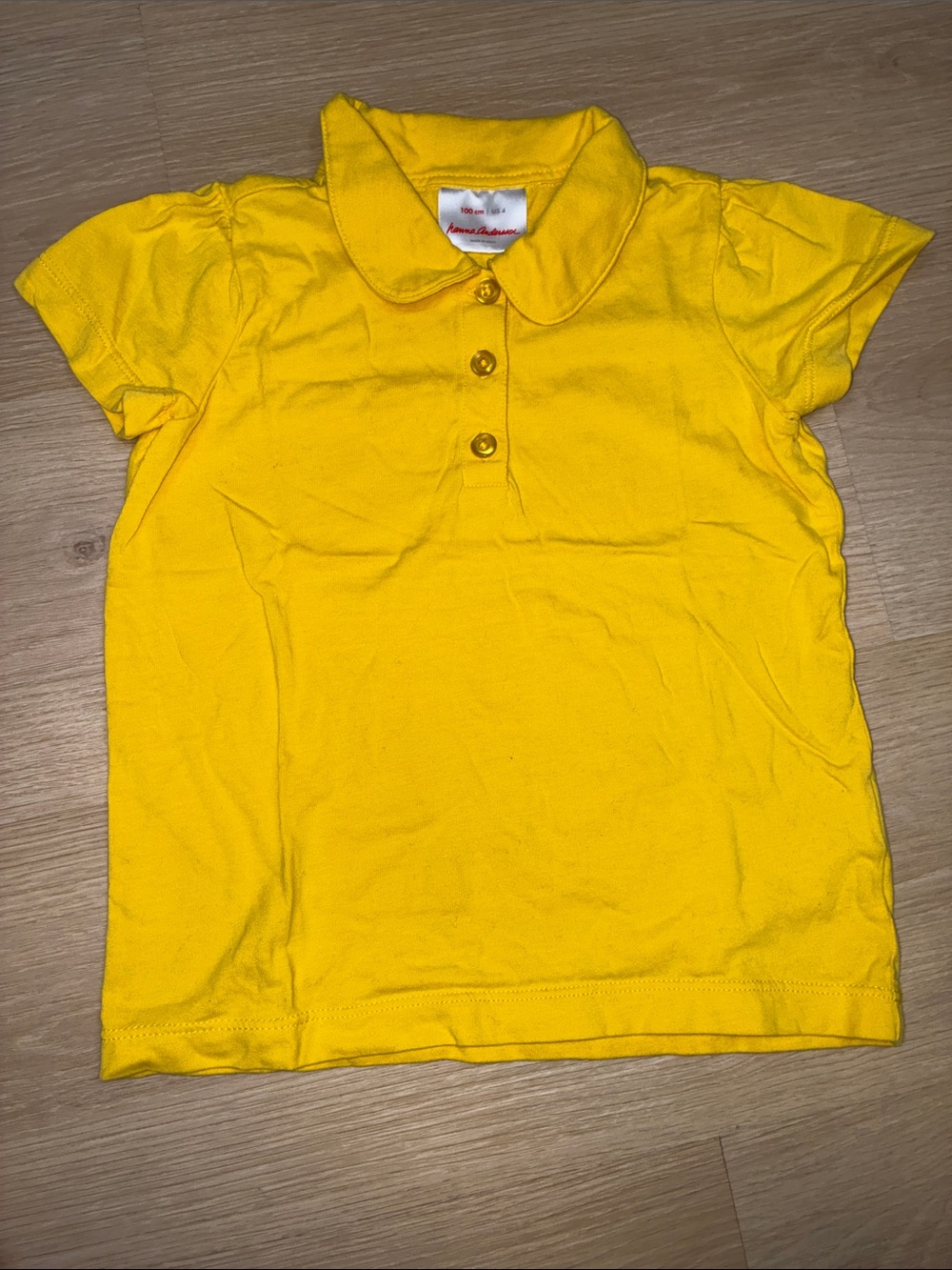 Hanna Andersson Bright Yellow Polo Shirt